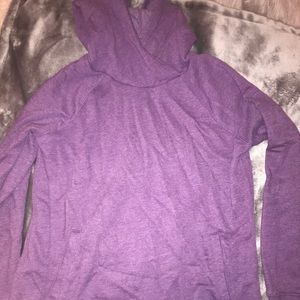 purple hoodie